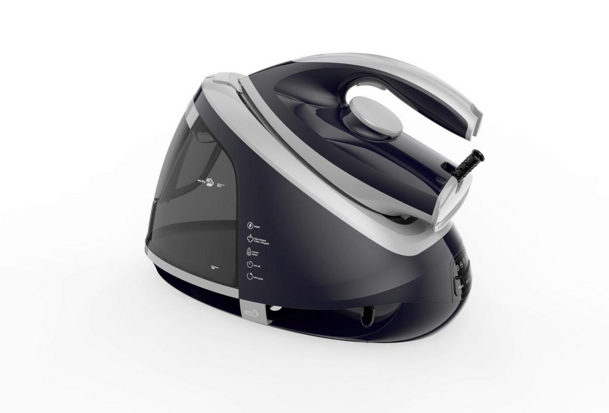 Dampfbügelstation Arian Grau/ Schwarz - Schwarz/Grau, KONVENTIONELL, Keramik/Kunststoff (38,8/20,5/27,5cm) - Bono