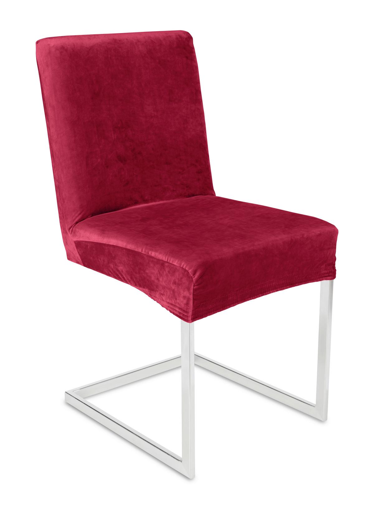 Povlak na židli Steve, 68/48/48cm, červená - červená, Konvenční, textil (68/48/48cm) - Modern Living