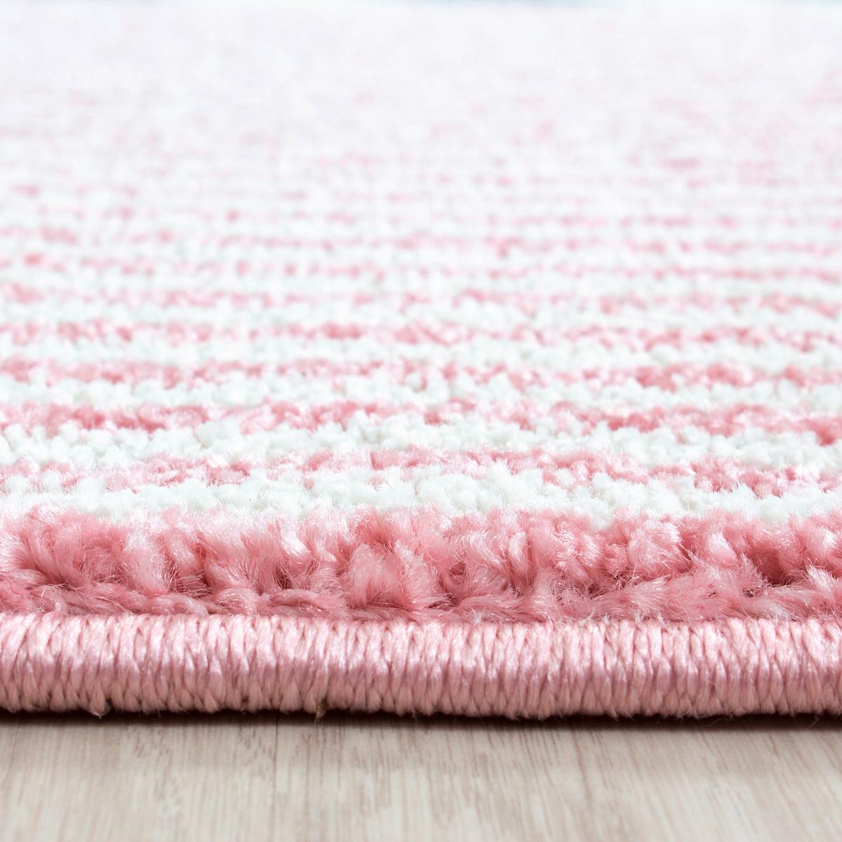 Kinderteppich Herz Pink Kids 200x290 cm - Pink, Trend, Textil (200/290cm) - Ben'n'jen