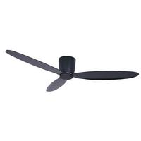 Deckenventilator Airfusion Radar Schwarz 3-Flügel - Schwarz, Basics, Holzwerkstoff/Kunststoff (132/19cm) - P & B