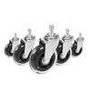Drehstuhlrolle Rolo Skate - Transparent/Silberfarben, Basics, Kunststoff/Metall (3,6/9,2/7,6cm) - MID.YOU