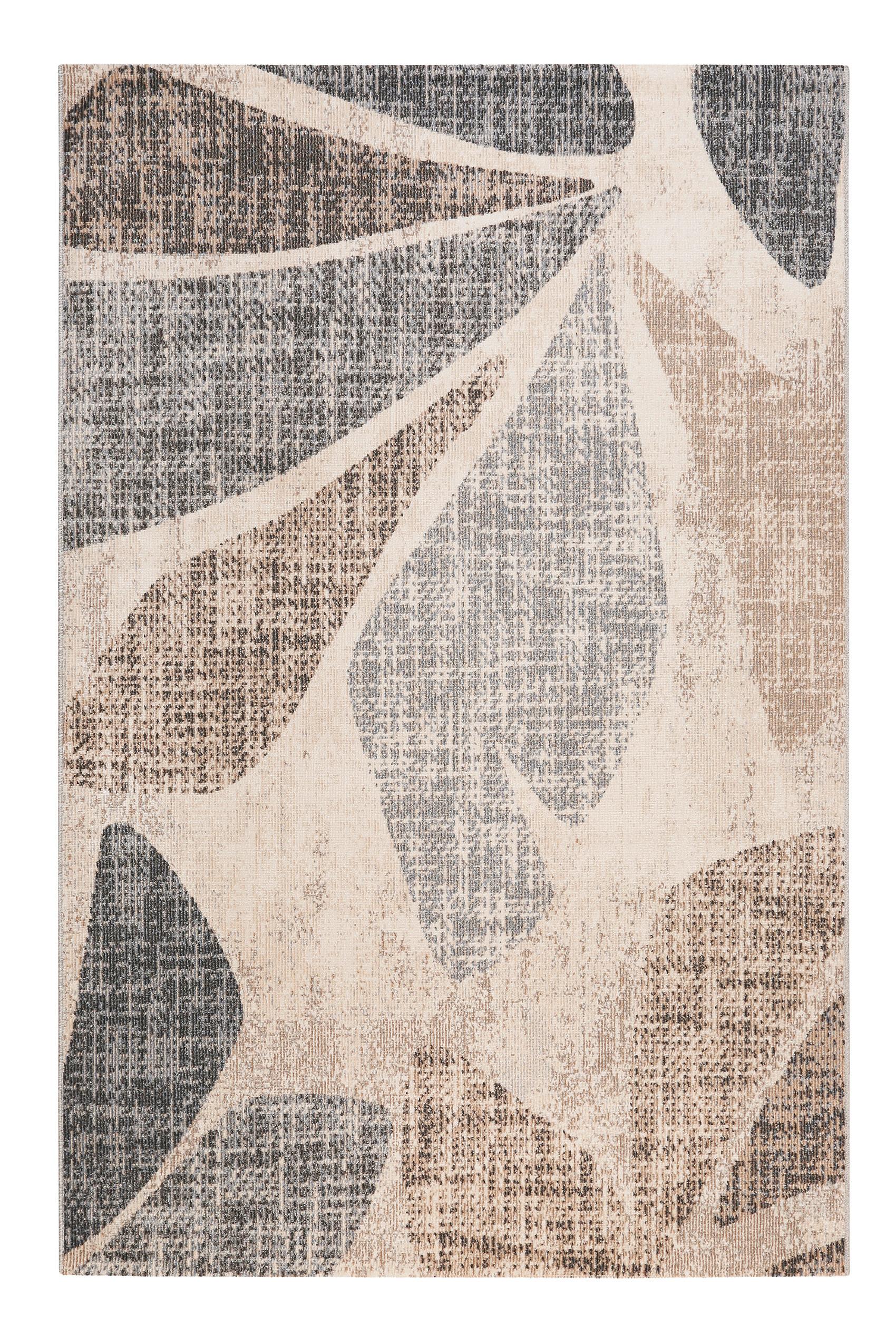 Outdoor-Teppich Beige Leaf 80x150 cm - Beige, KONVENTIONELL, Textil (80/150cm) - Esprit