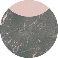 Fototapete Stripe Marmor - Rosa/Grau, Trend, Papier (125cm) - Komar