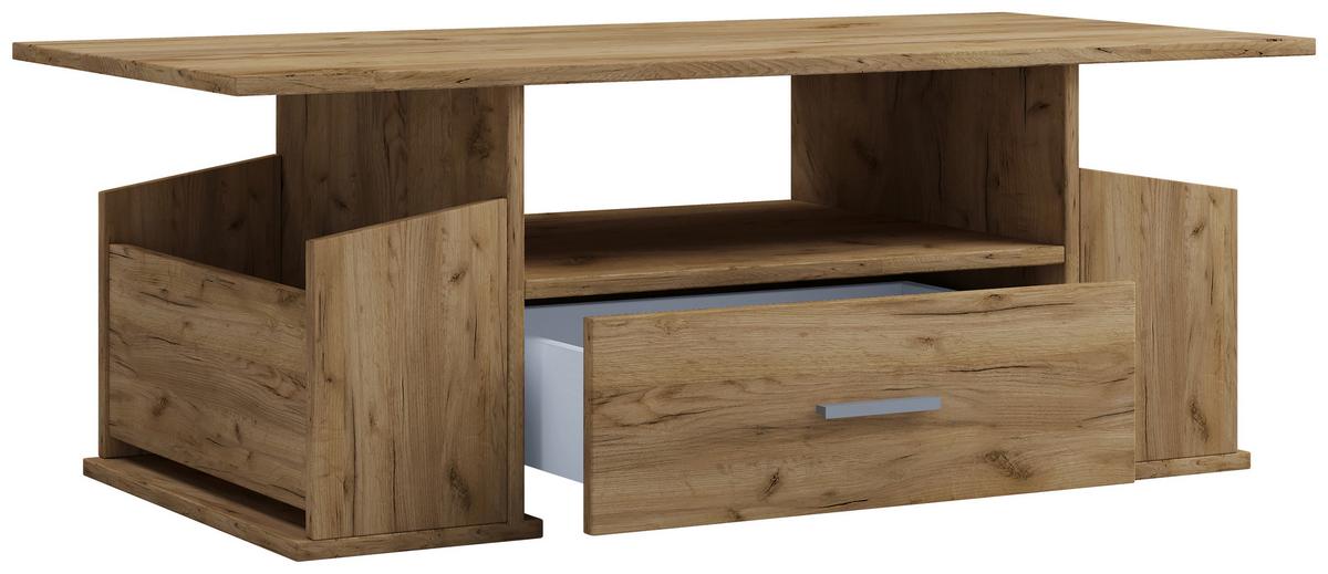 Couchtisch Junata Honigeiche Dekor - Honigeiche, Design, Holzwerkstoff (110/52/44cm) - MID.YOU