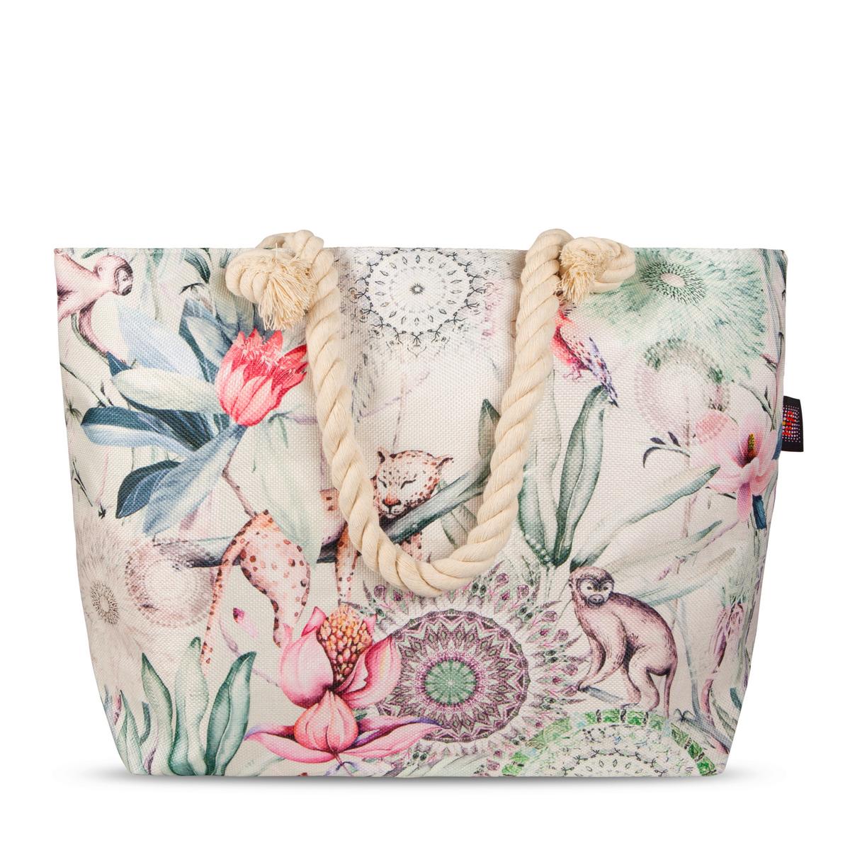 Strandtasche Wayan Multicolor 43x60 cm - Multicolor, KONVENTIONELL, Textil (43/60cm)