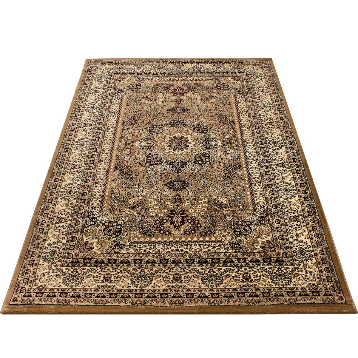 Orientalischer Webteppich Beige Marrakesh 200x290 cm - Beige, KONVENTIONELL, Textil (200/290cm)