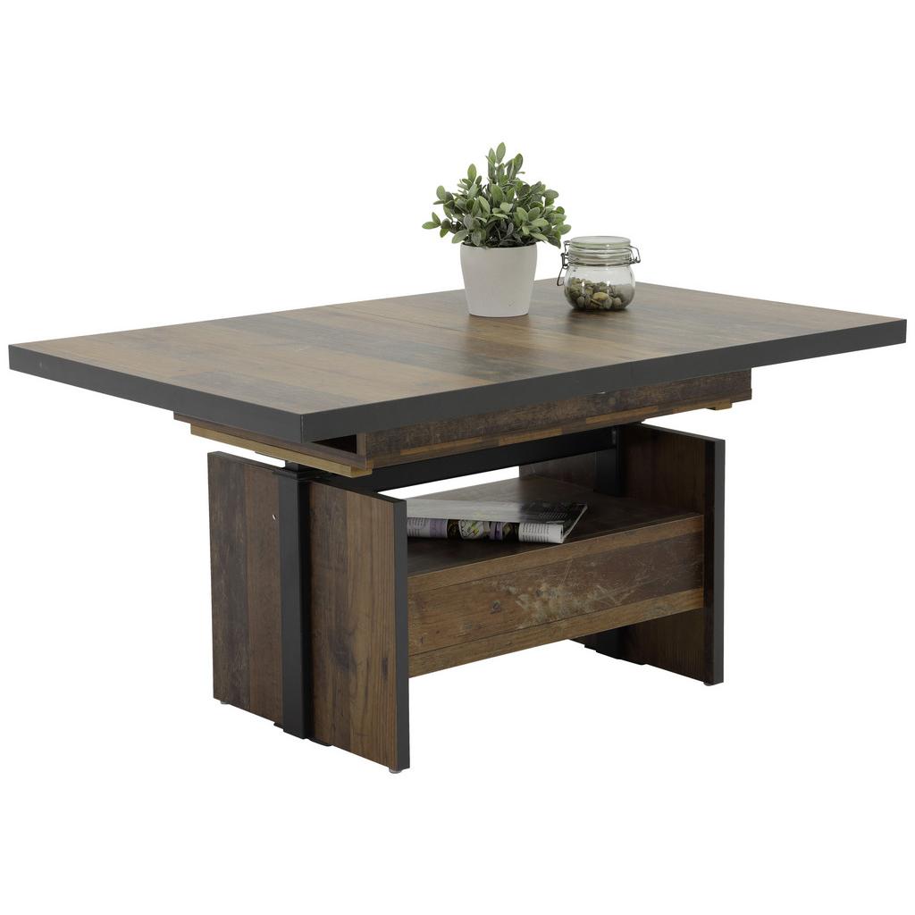 Chouchtisch Noah Braun L: 150 cm höhenverstellbar, ausziehb.