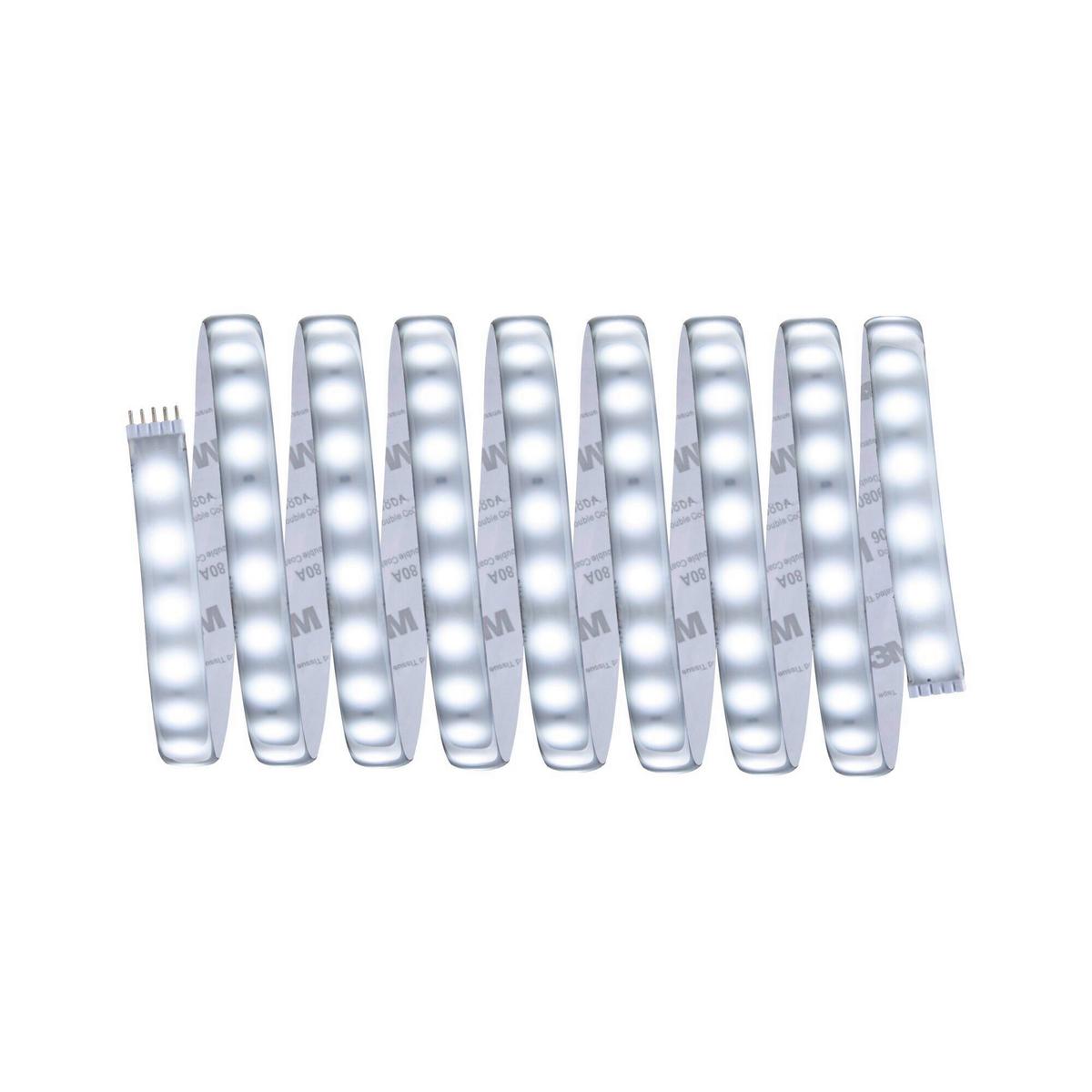 Led-streifen L: 3-6,5 M Dimmbar - Silberfarben, Basics, Kunststoff (300-650,0cm) - Paulmann