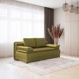 Schlafsofa Alice - Schwarz/Olivgrün, MODERN, Textil (202/73-92/105cm) - Luca Bessoni