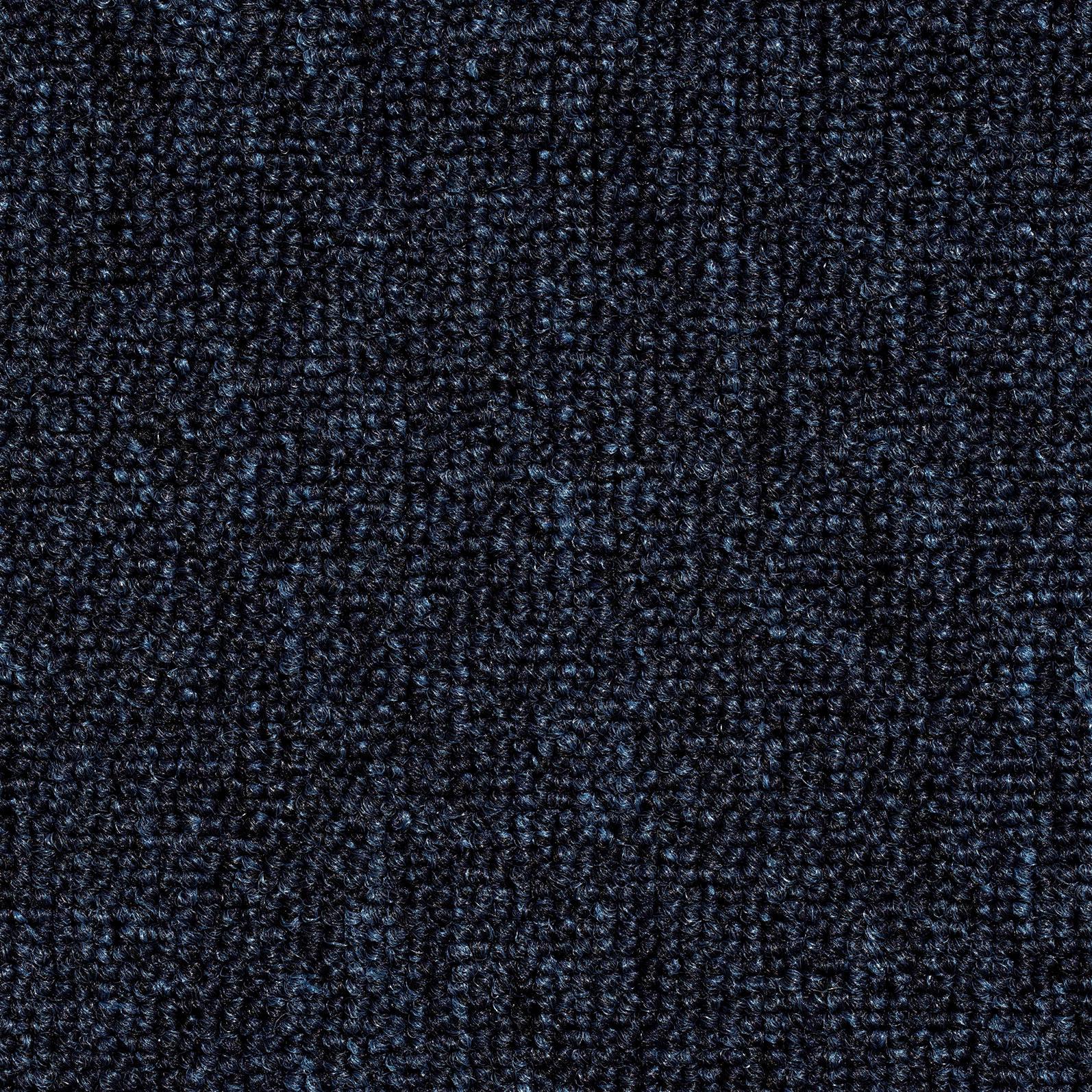 Teppichfliese Dunkelblau Sparkle 50x50cm Florhöhe 3,5mm - Dunkelblau, Basics, Textil (50/50cm)