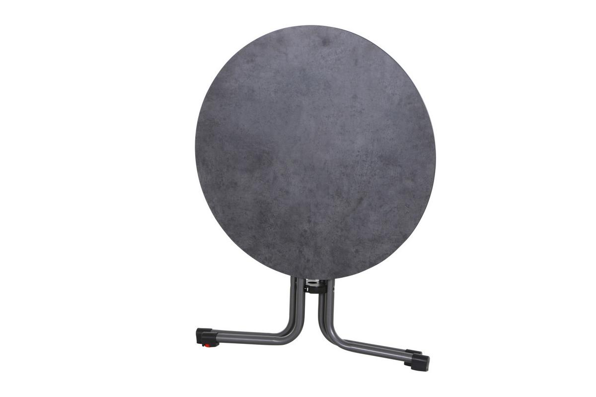 Gartengarnitur T20196 - Anthrazit/Gelb, Basics, Holzwerkstoff/Kunststoff (57/80/56cm) - Siena Garden