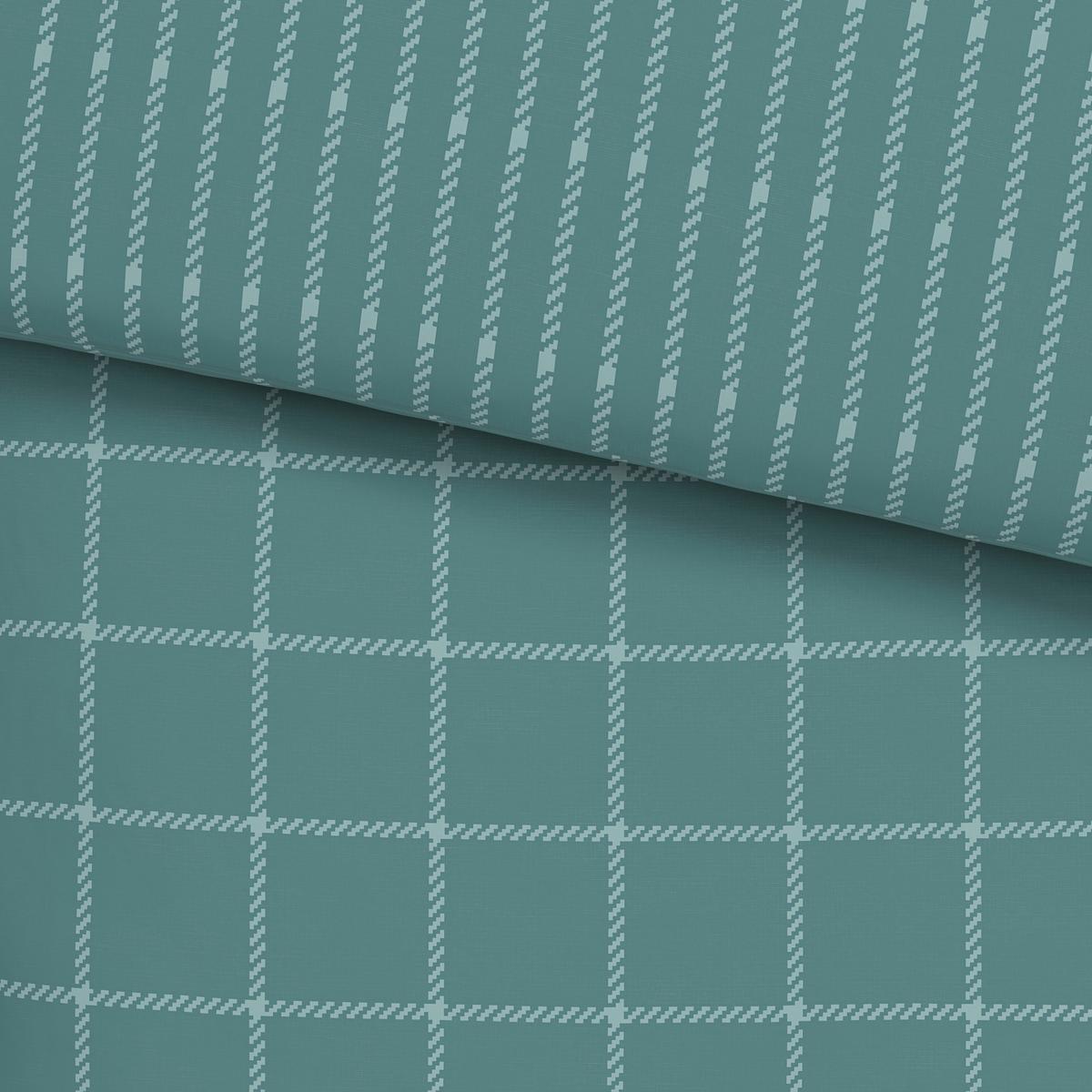 POSTEĽNÁ BIELIZEŇ KARO ALLOVER - modrá, Konventionell, textil (140/200cm) - Mömax
