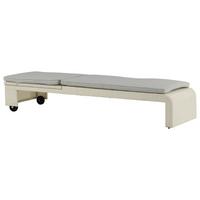 Sonnenliege London Kunststoff verstellbar - Weiß, KONVENTIONELL, Kunststoff (60/32/196cm) - Gardenson