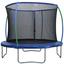 Trampolin Powerjump Tp 3000 - Blau/Schwarz, MODERN, Kunststoff/Metall (305/255cm)