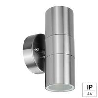 Außenwandleuchte 2528000222396 Electra - Edelstahlfarben/Anthrazit, Design, Metall (9.2/8,5/16,2cm)