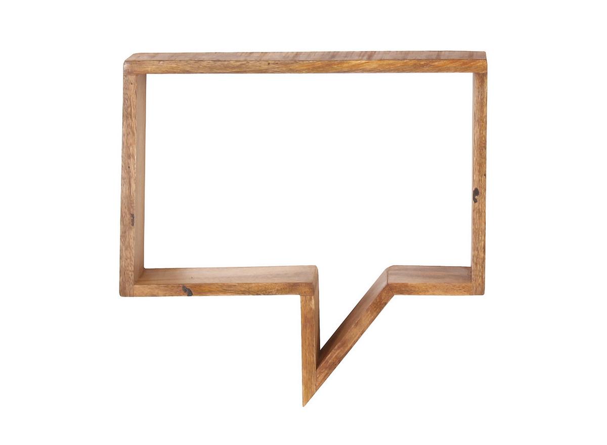 Wandregalset Naturfarben B: 46-39 cm - Naturfarben, Design, Holz (50-40/46-39/13-13cm) - Livetastic