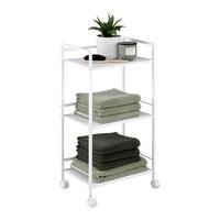 UNIVERZÁLNY VOZÍK LUAN II -BASED/SB- - biela, Modern, kov/plast (42,5/81/29cm) - Based