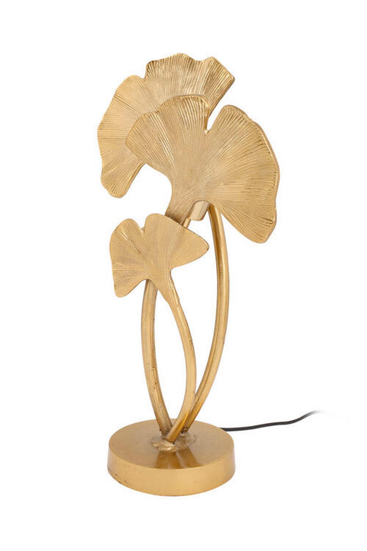 Tischlampe Cosima Goldfarben - Goldfarben, Trend, Kunststoff/Metall (16/28/52cm) - Kayoom
