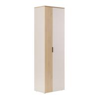 Predsieňová skriňa dekor dub/kašmír - čierna/kašmírová, Modern, kompozitné drevo/plast (60/195/40cm) - Mömax