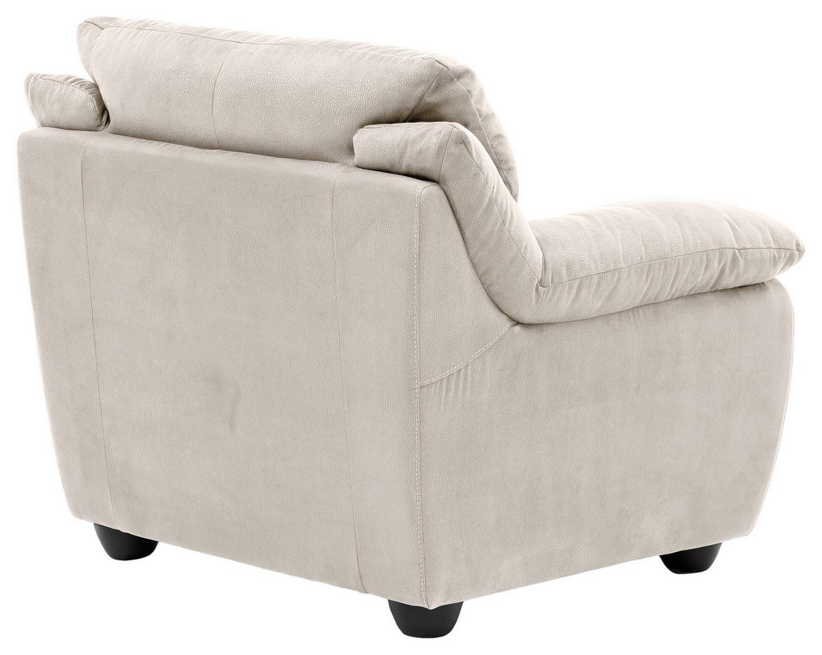 Polstersessel Nebolo Sandfarben - Sandfarben/Schwarz, Design, Textil (117/97/100cm) - Livetastic