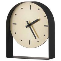 STOLOVÉ HODINY OLER - čierna/zlatá, Modern, kov/plast (15/18/4,5cm) - Mömax