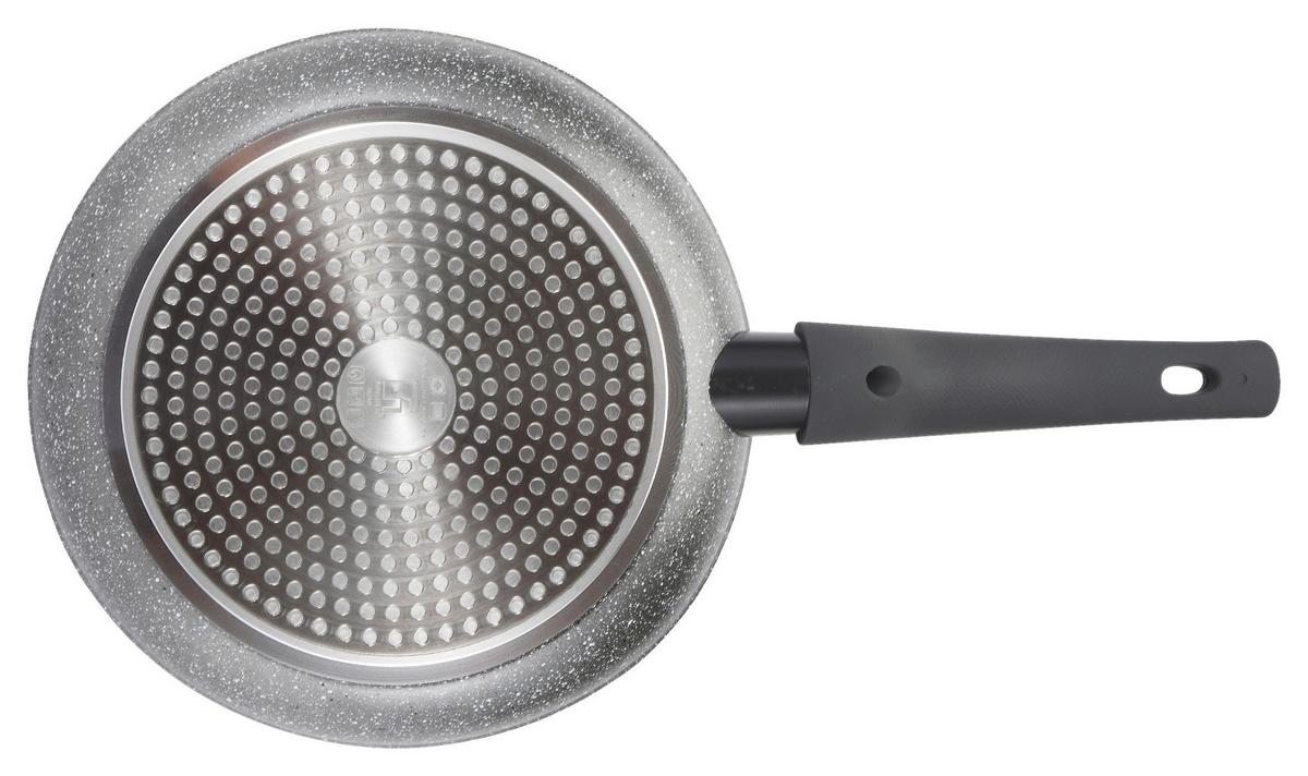 Bratpfanne Orion D: 24 cm Aluminium Antihaftbeschichtet - Dunkelgrau, Basics, Kunststoff/Metall