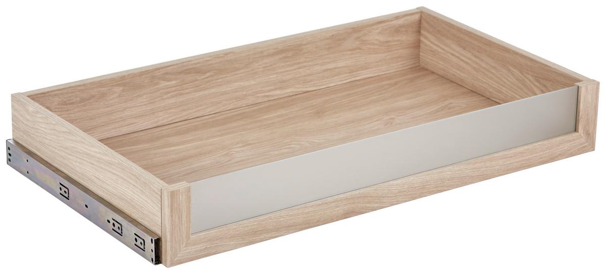 Schublade Unit, Eichefarben B: 87,9 cm, Vollauszug - Eichefarben, MODERN, Holzwerkstoff (87,9cm) - Ondega