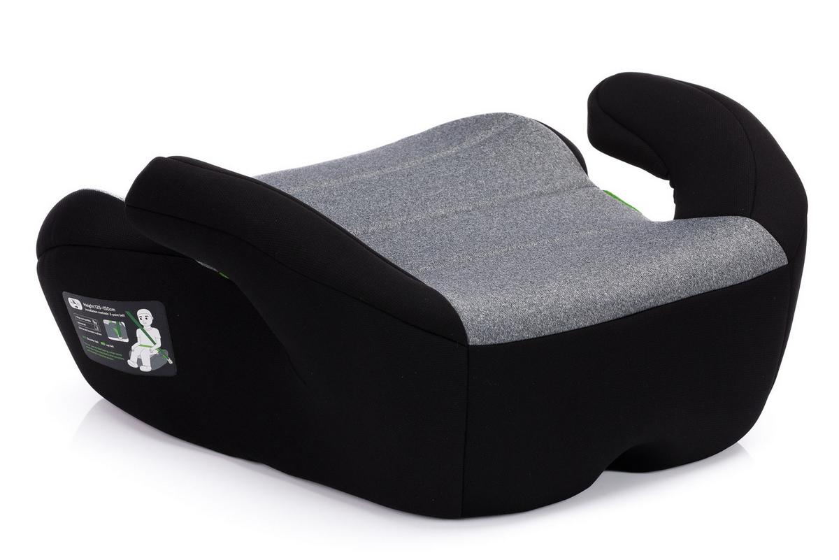 Sitzerhöhung Martin Grau/Schwarz B: 40 cm - Schwarz/Grau, Basics, Kunststoff/Textil (42/40/20cm) - Fillikid