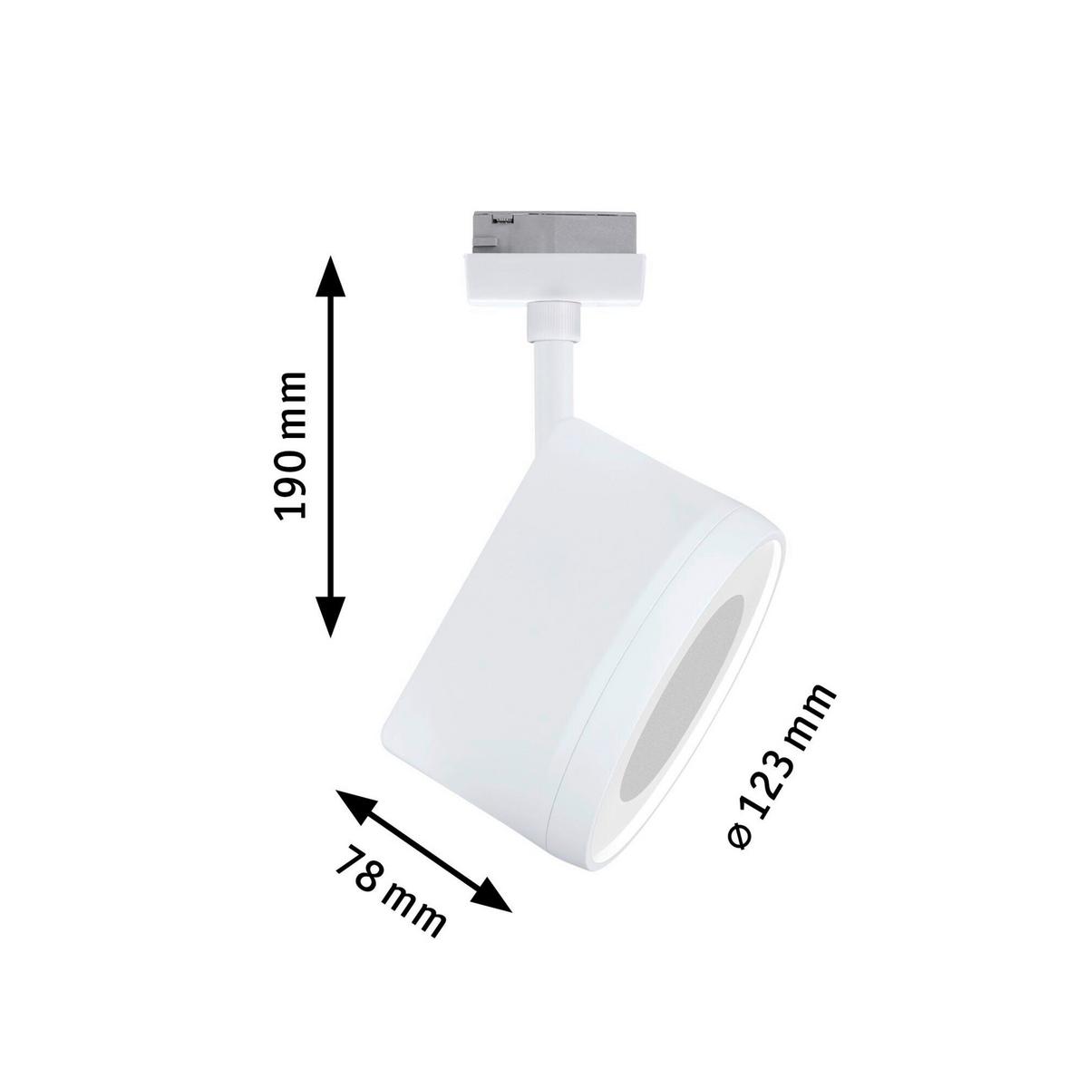 Schienensystem-Strahler 94900 Urail Arena Sw - Basics (12,3/19,1/7,8cm) - Paulmann