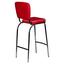 Barhocker American Diner B: 40 cm Rot - Rot/Silberfarben, MODERN, Kunststoff/Metall (40/110/38cm) - Livetastic Barhocker American Diner B: 40 cm Rot - Rot/Silberfarben, MODERN, Kunststoff/Metall (40/110/38cm) - Livetastic
