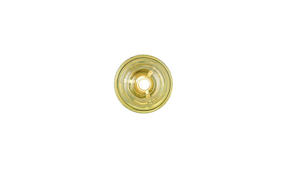 Led-wandleuchte Earl Grün Messingfarben D: 15,5 Cm - Messingfarben/Grün, LIFESTYLE, Glas/Metall (15,5/15cm)