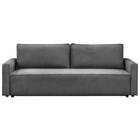 Rozkladacia pohovka NERA, tmavosivá ženilka - tmavosivá, Modern, textil/plast (232/90/100cm)