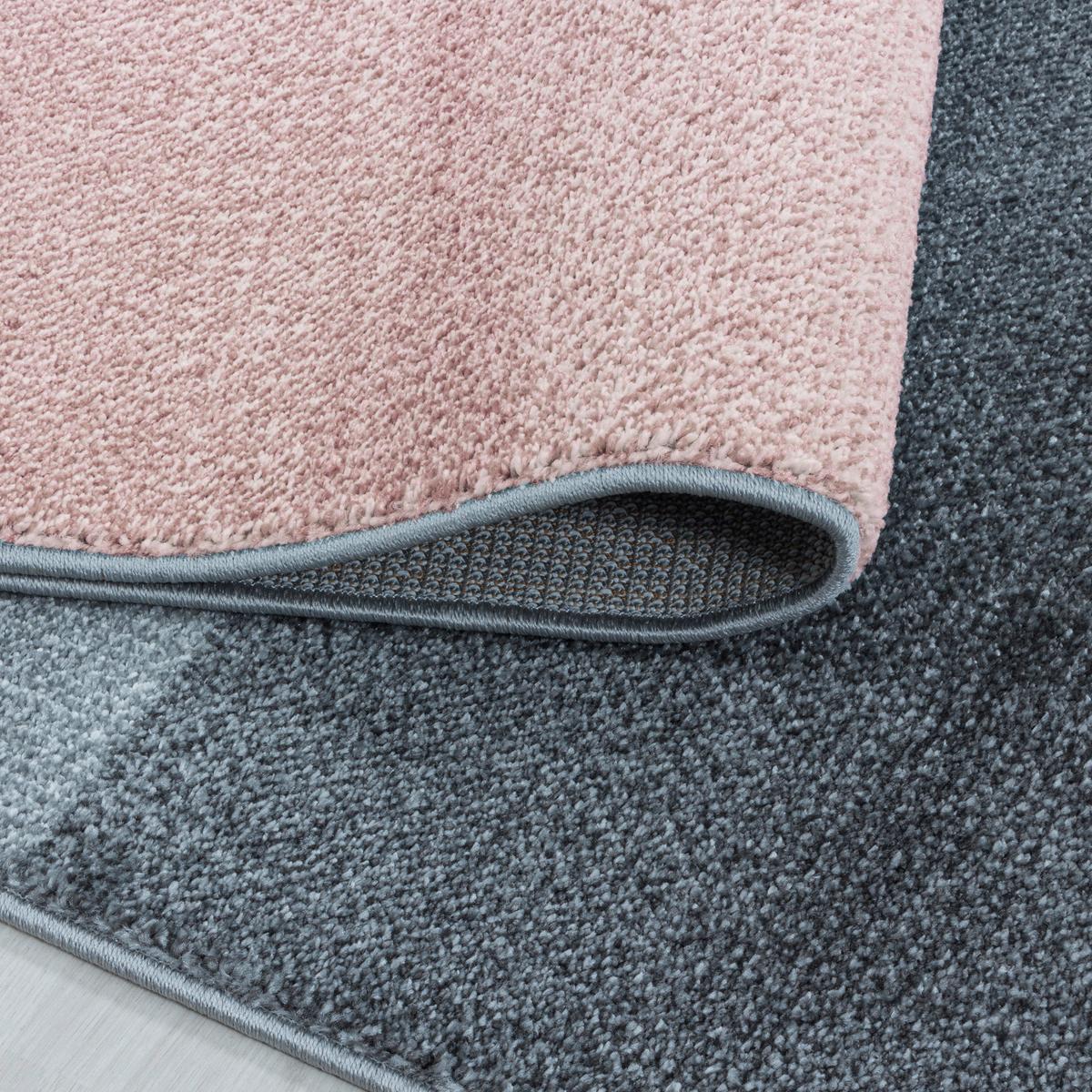 Webteppich Rosa/grau Naturfaser Efor 200x290 Cm - Rosa, Basics, Textil (200/290cm)