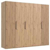 Drehtürenschrank Andorra Eiche Artisan B: 250 cm - Eiche Artisan, MODERN, Holzwerkstoff (250/216/58cm) - MID.YOU