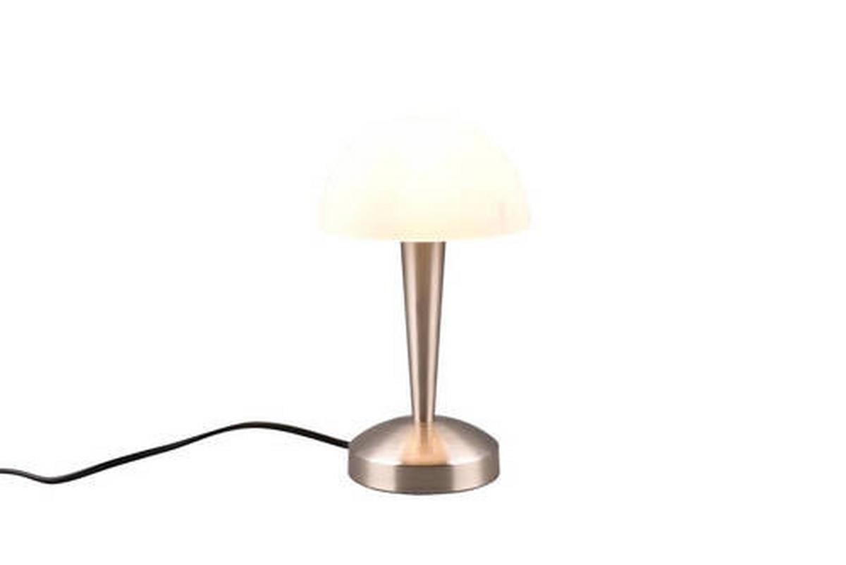 Tischleuchte R59561107 Canaria - Weiß/Nickelfarben, Basics, Glas/Metall (15/26,5cm)