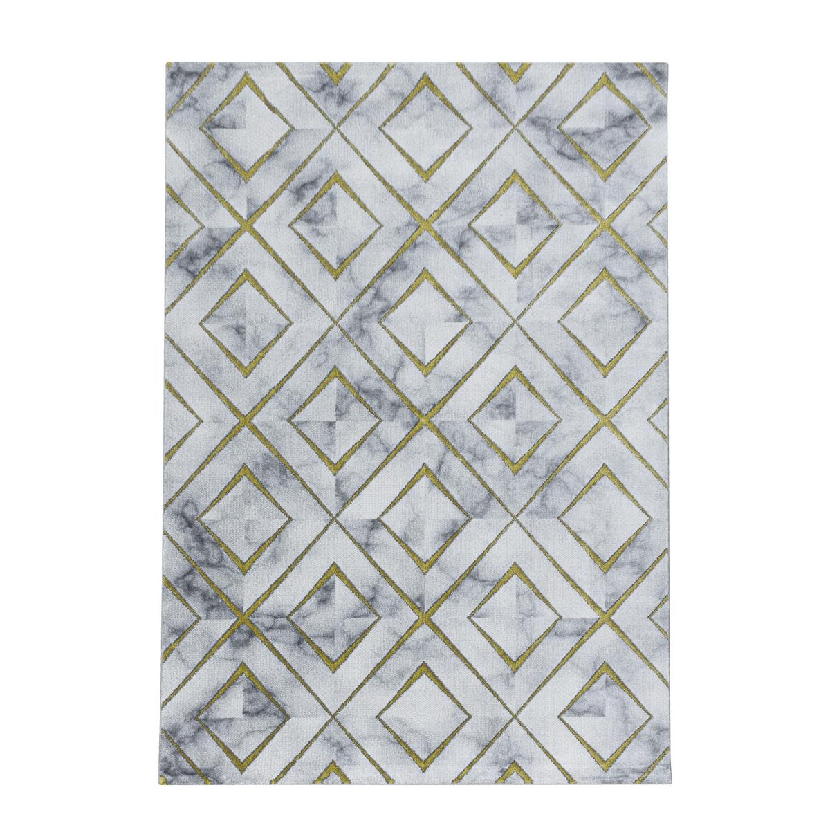 Tkaný koberec 120x170cm, zlatá - barvy zlata, Design, textil (120/170cm)