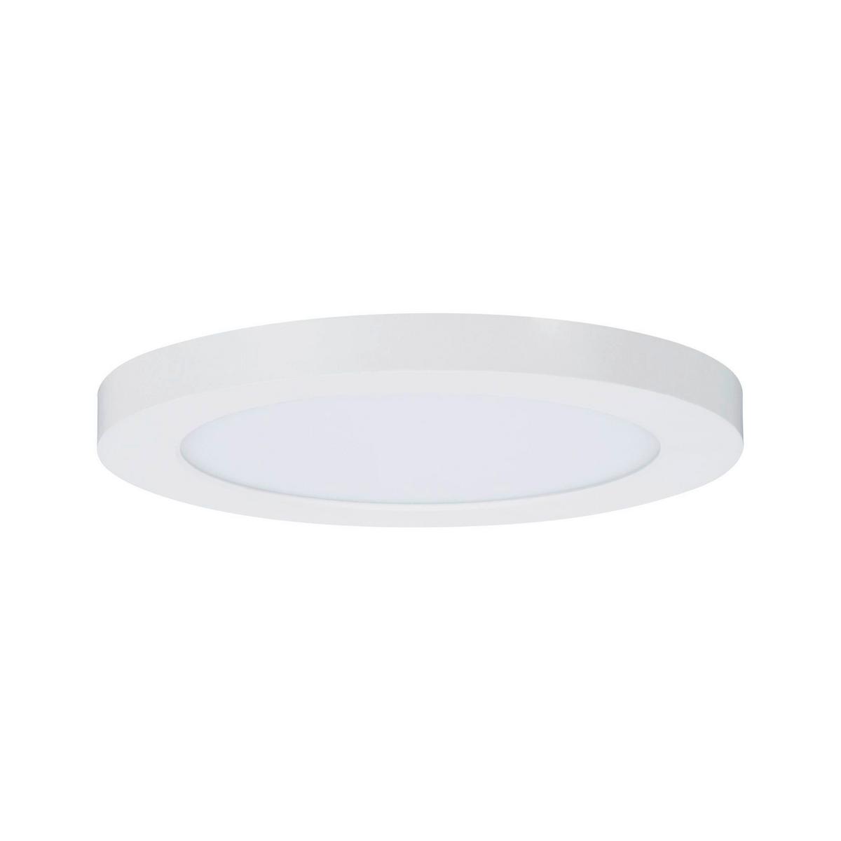 LED-Deckenleuchte Ø 16,5 cm Weiß Rund - Weiß, Basics, Kunststoff (16.5cm) - Paulmann