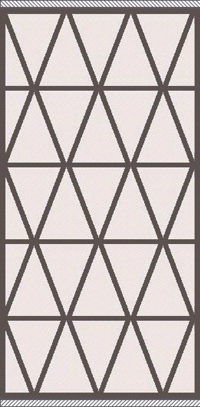 KOBEREC TKANÝ NA PLOCHO Phoenix 1, 80/150cm - barvy stříbra/antracitová, Moderní, textil (80/150cm) - Modern Living