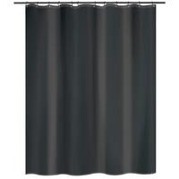 DUSCHVORHANG SCHWARZ - Schwarz, Basics, Textil (180/200cm) - MSV