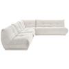 Ecksofa Giselle Weiß S: 315x285 cm - Weiß, Trend, Textil (315/285cm) - Livetastic