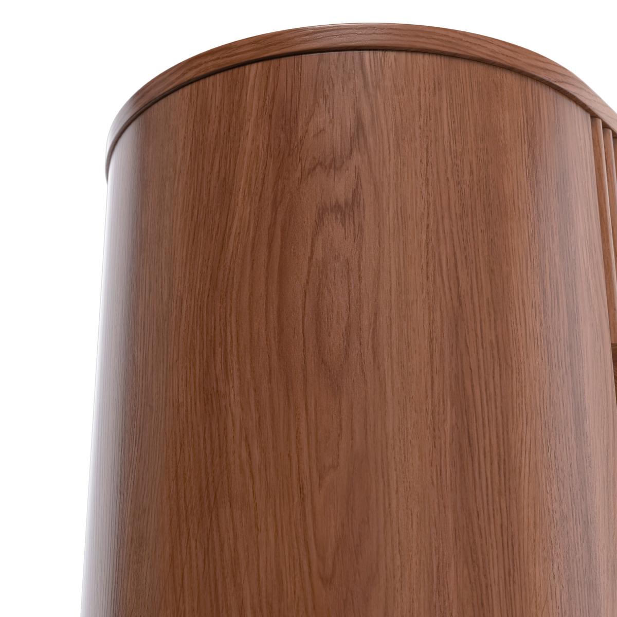 KONZOLOVÝ STOLEK NOAH - barvy vlašských ořechů, Moderní, kompozitní dřevo (112/79/40cm) - Bessagi Home