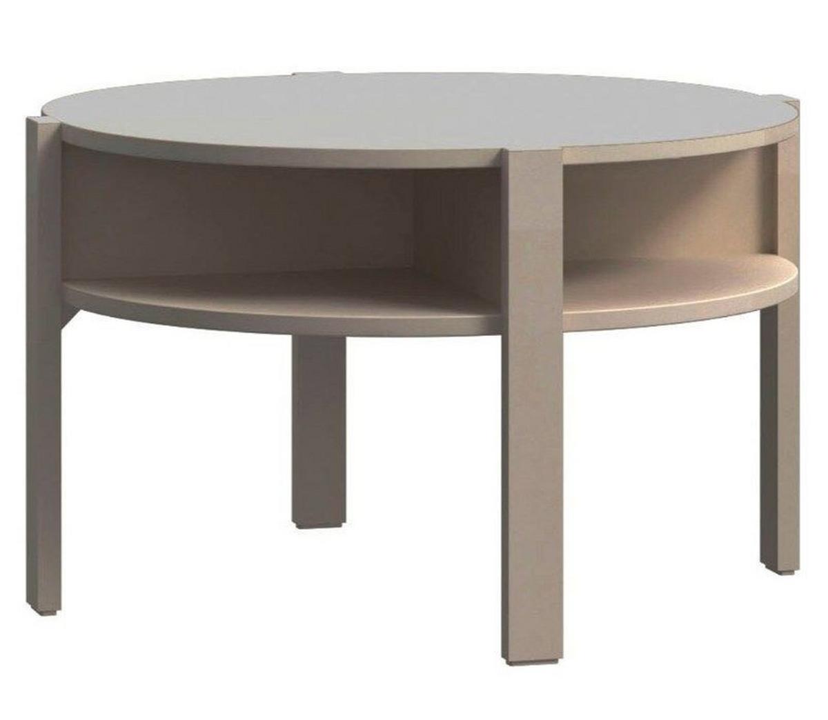 KONFERENČNÝ STOLÍK TOBAGO - biela/taupe, Modern, kompozitné drevo (74,4/45,5cm)