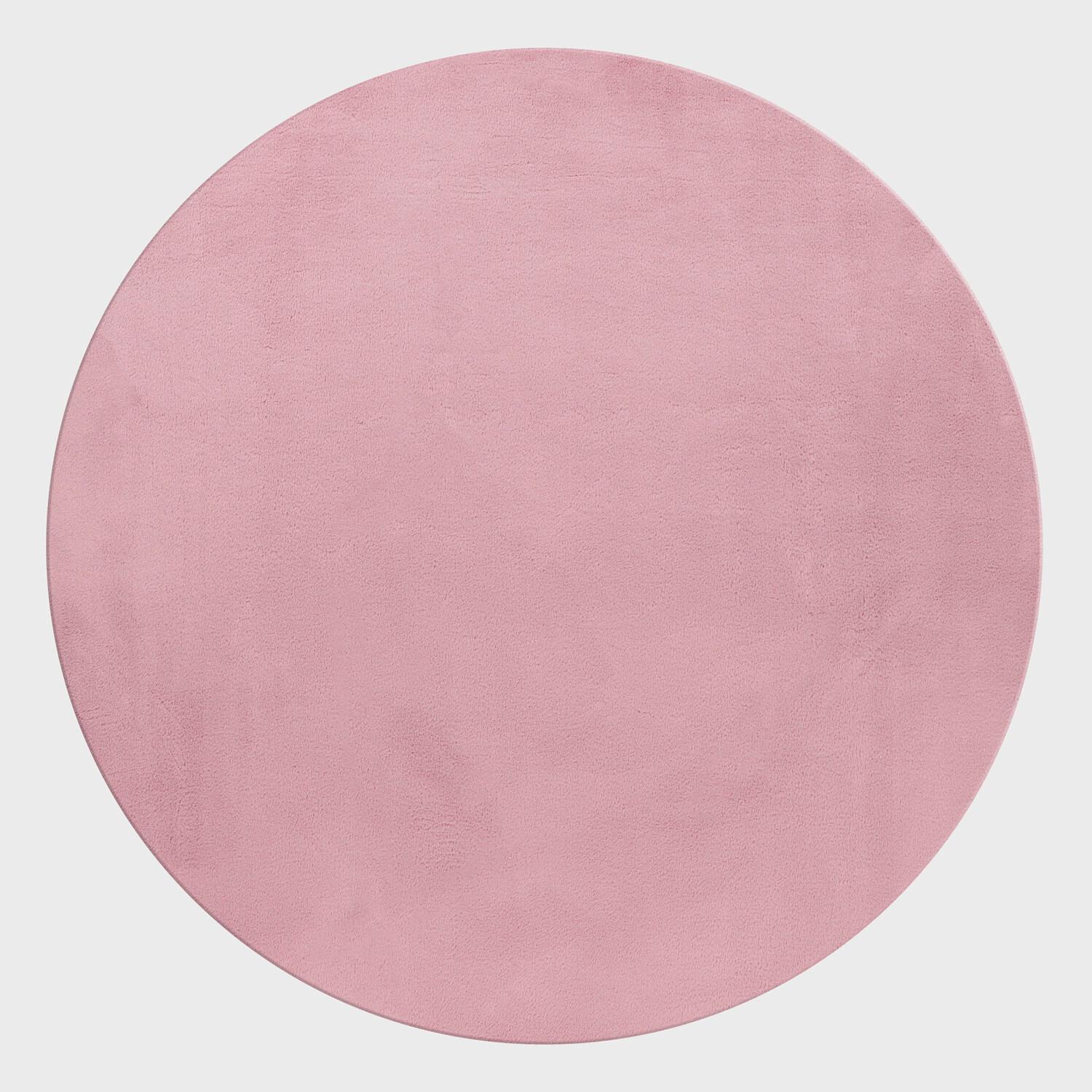 Hochflorteppich, Rosa, F: 20mm Pouffy - Rosa, Basics, Textil (200/200cm)