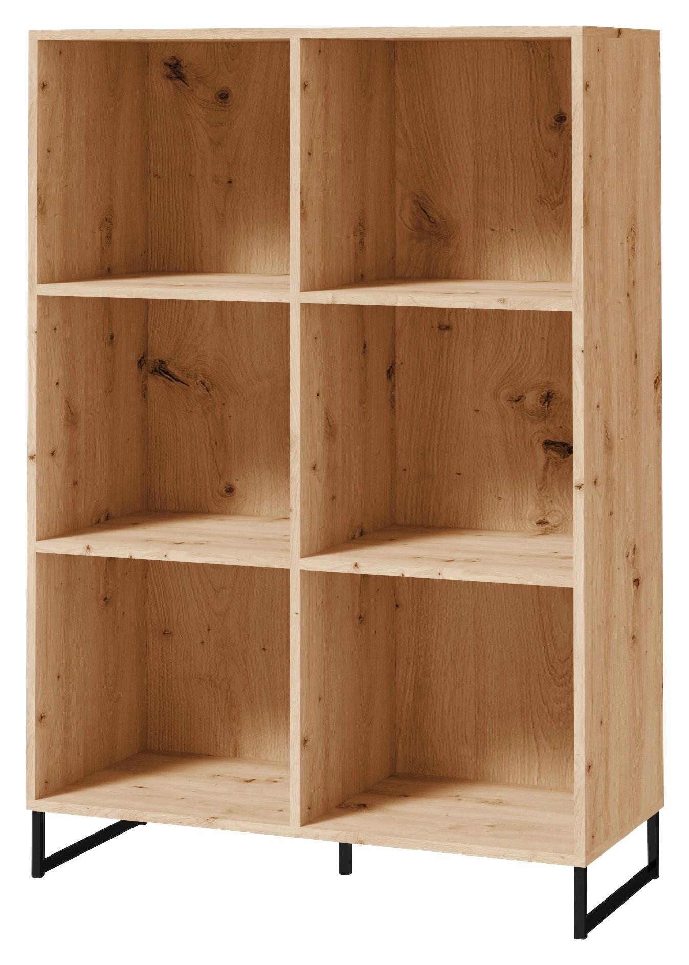 Polcos Elem Arkadia - Artisan tölgy, Modern, faalapú anyag (90/130/40cm)