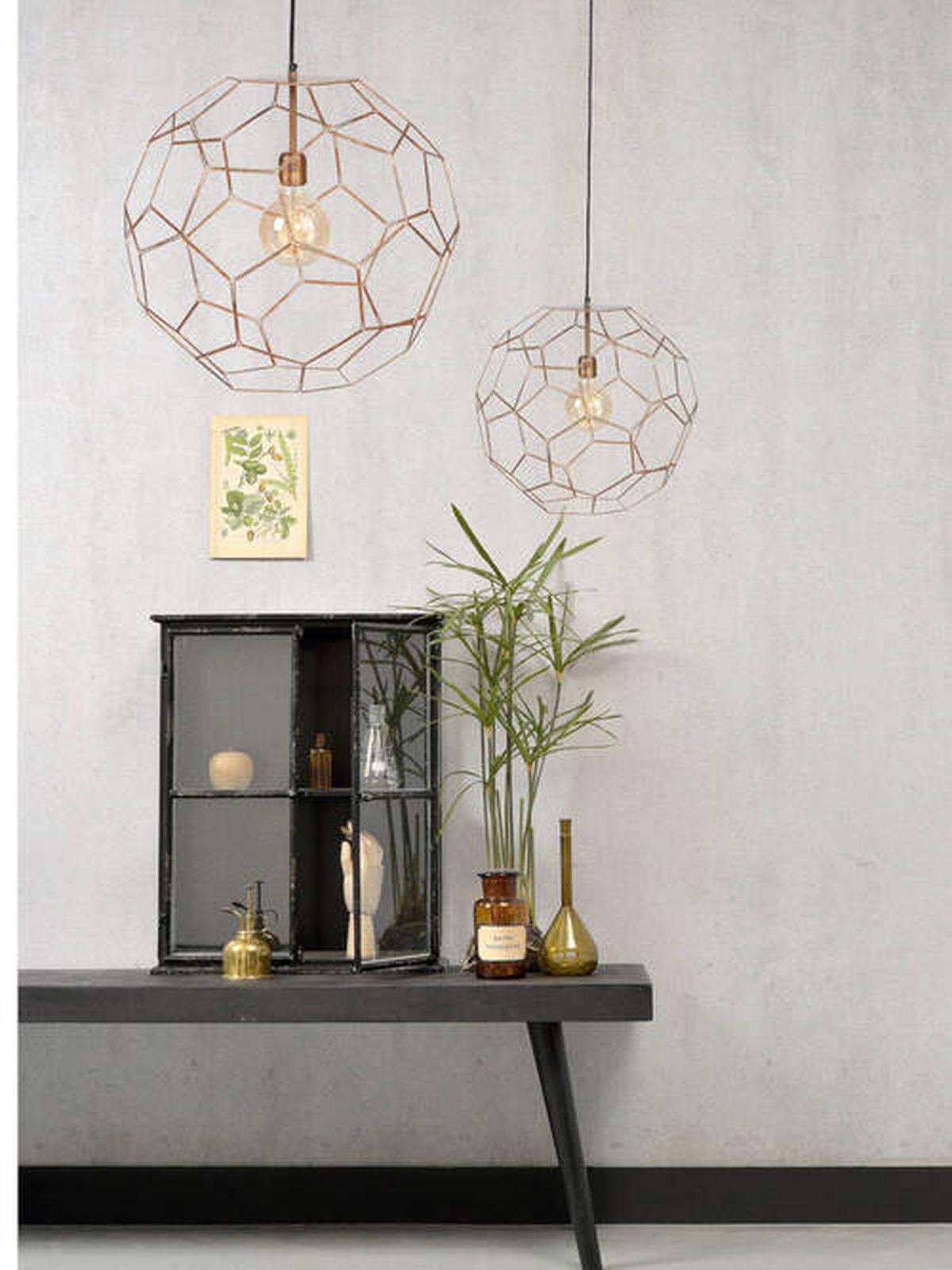 Hängeleuchte Marrakesh Kupferfarben D: 55 Cm - Kupferfarben, Basics, Metall (55/250/55cm) - It's about Romi