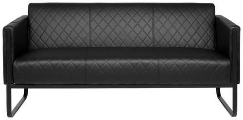 3-sitzer-sofa Aruba Black Schwarz - Schwarz, MODERN, Textil (159/78/71cm) - MID.YOU