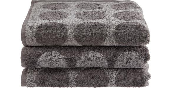 Handtuchset Ulli - 3er Pack - Grau, MODERN, Textil (50/90cm) - Luca Bessoni