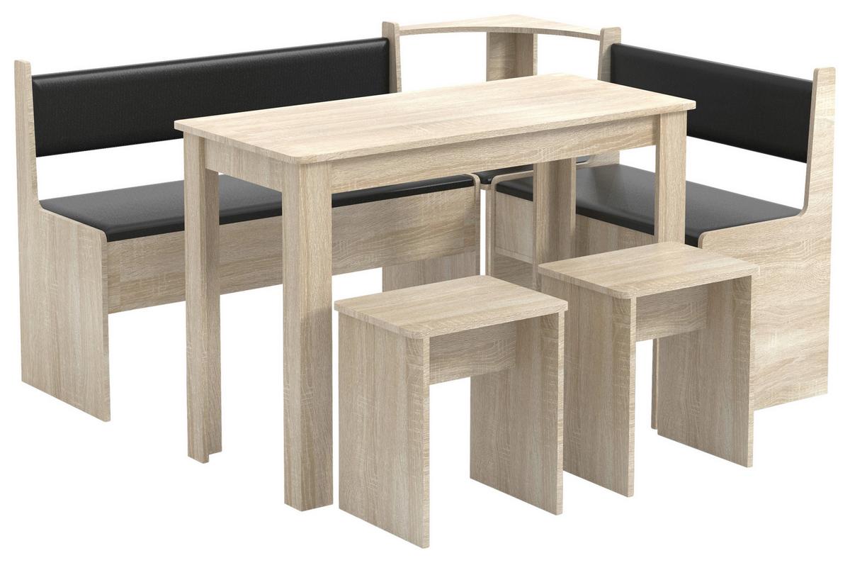 Eckbankgruppe Esal Sonoma Eiche S: 153/115 Cm - Sonoma Eiche, MODERN, Holzwerkstoff (153/115cm) - MID.YOU