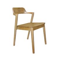 Stuhl Scandi Holz Naturfarben, B: 60 Cm - Naturfarben, ROMANTIK / LANDHAUS, Holz (60/78/50cm)