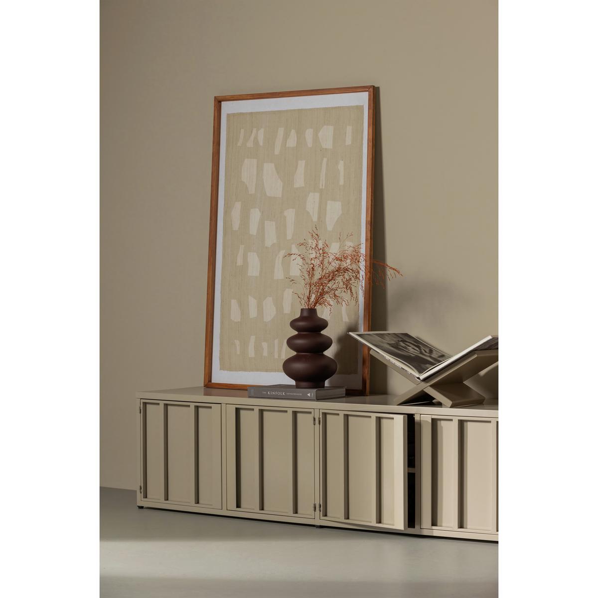 LOWBOARD Level Sandfarben B: 160cm - Sandfarben, Design, Metall (160/44/44cm) - Livetastic